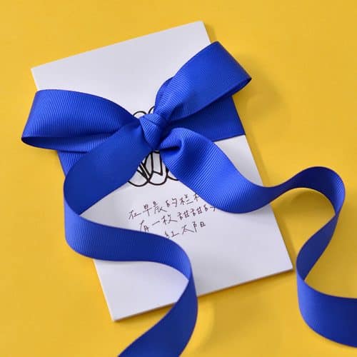YAMA Polyester Grosgrain Blue Ribbon Bakery Manufacturers 26600 - Image 6