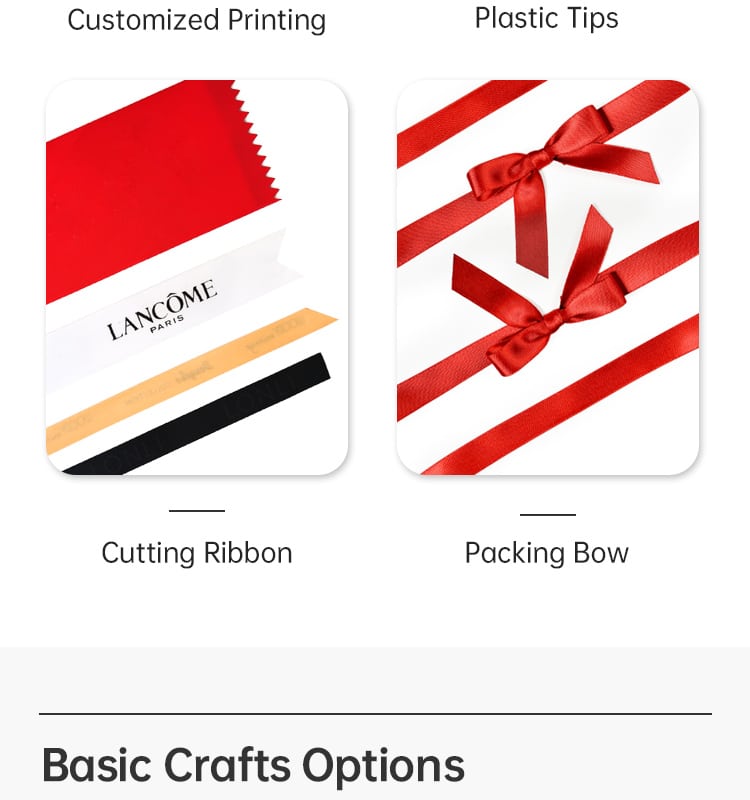 customized logo ribbon