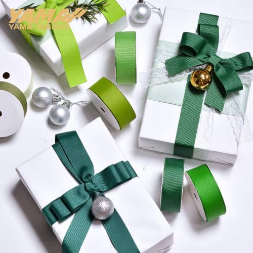 YAMA The Green Ribbon Wholesale Grosgrain Mint Green Ribbon Green Series 26600 - Image 4