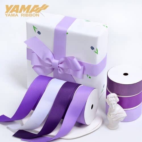 YAMA Polyester Grosgrain Gift Wrapping Ribbon Manufacturer Violet Series 26600 - Image 2