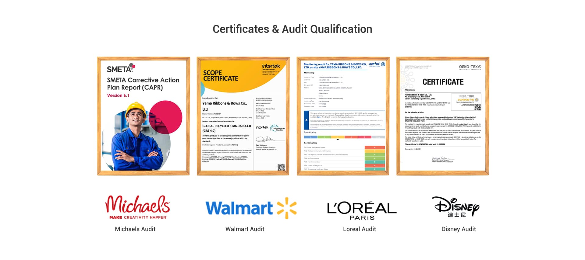 certificates